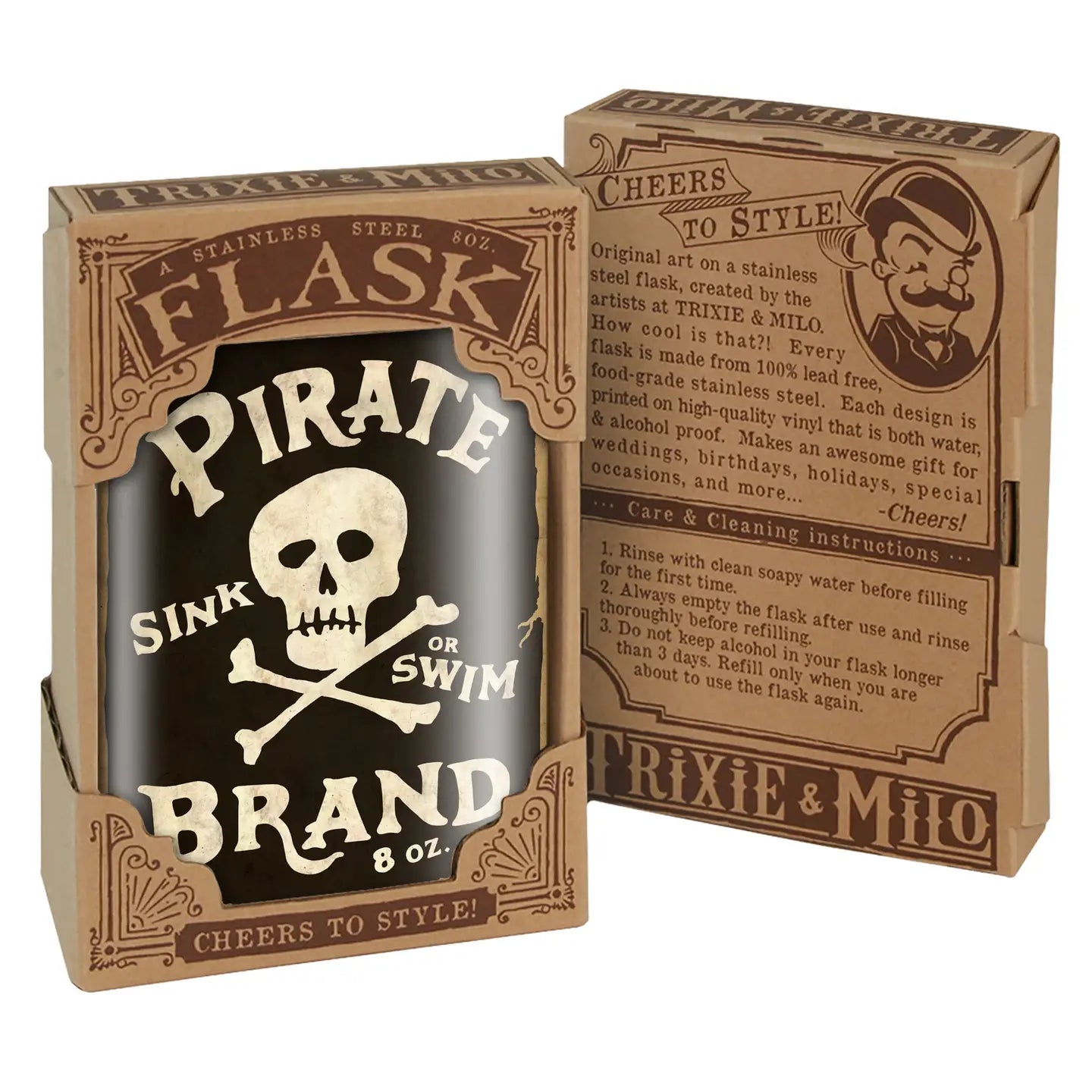 Flask - Pirate Brand