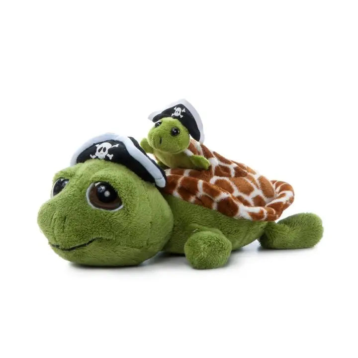 Pirate Sea Turtle & Baby 12"