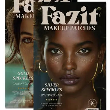 Fazit Gold + Silver Speckles Makeup Patches