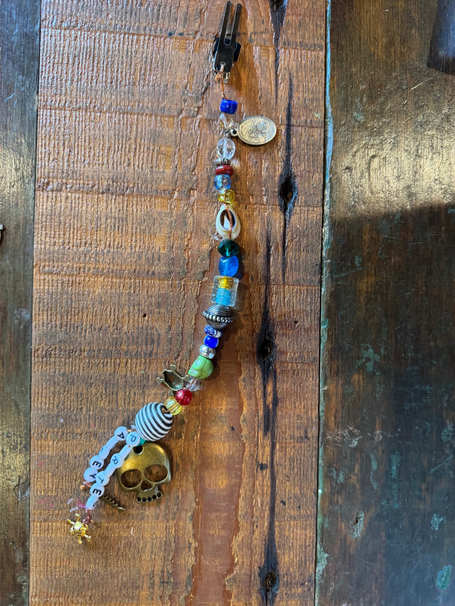 Pirate Hair/Hat Beads - 12- 17 inches