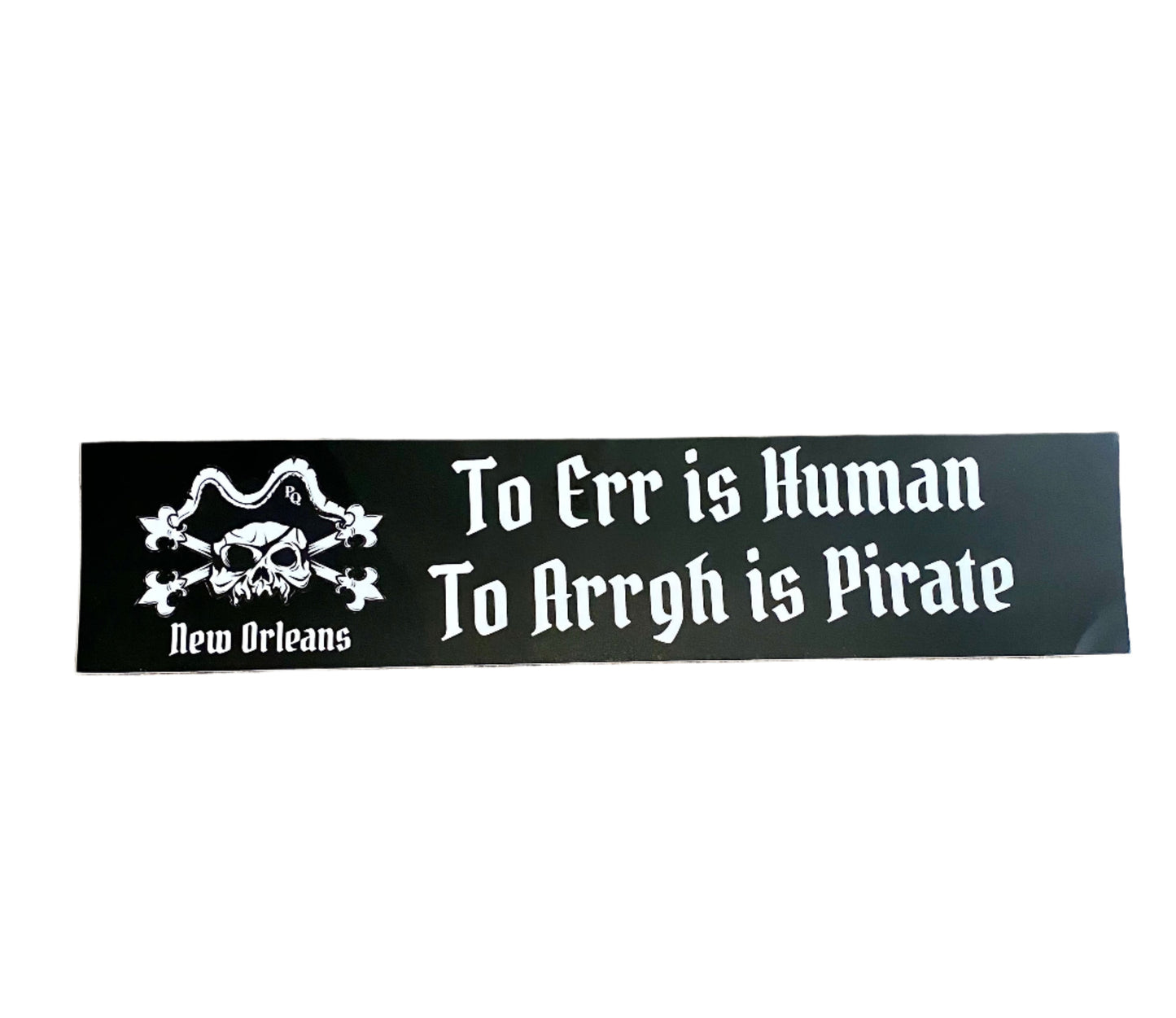 To Err is Human... custom sticker