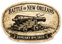 Battle of New Orleans Sticker