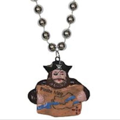 Pirate map bead