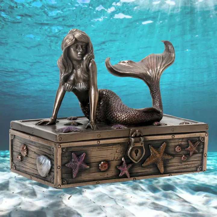 Mermaid Treasure on Trinket Box