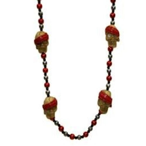 Multi black skulls bead