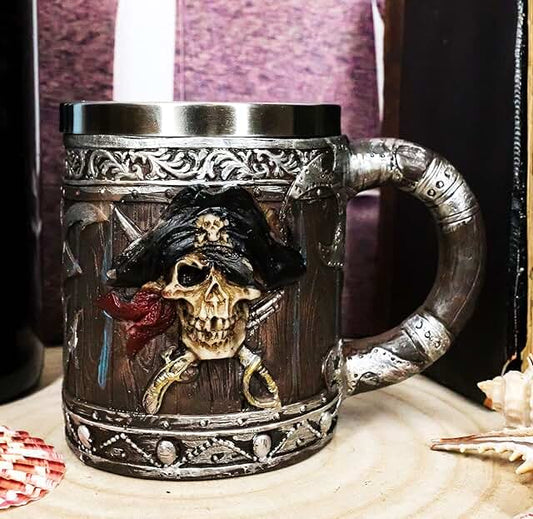 Skeleton Tankard- 12 oz