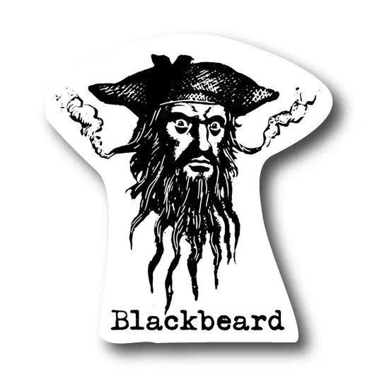 Blackbeard Head Sticker