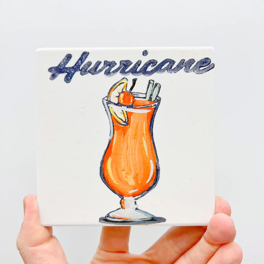Hurricane Coaster. New Orleans Drink Absorbable