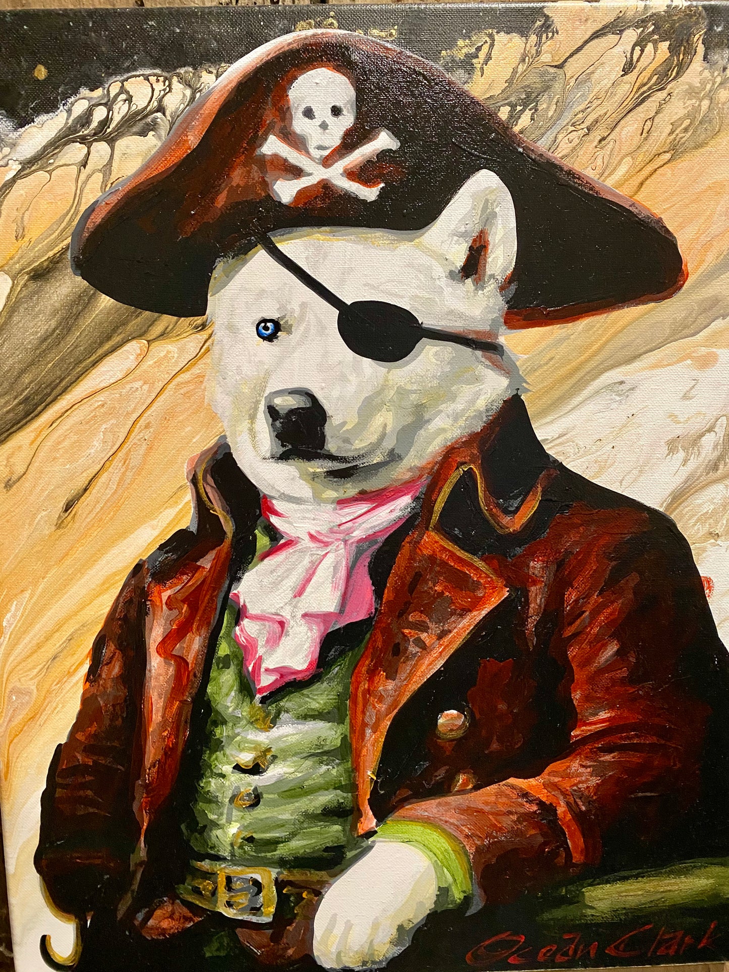 Lafitte Dog Print by Ocean