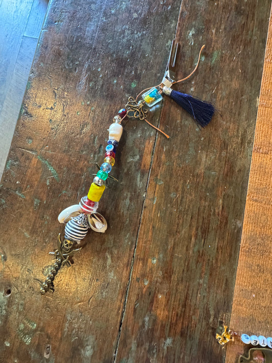 Pirate Hair/Hat Beads - 7 inches