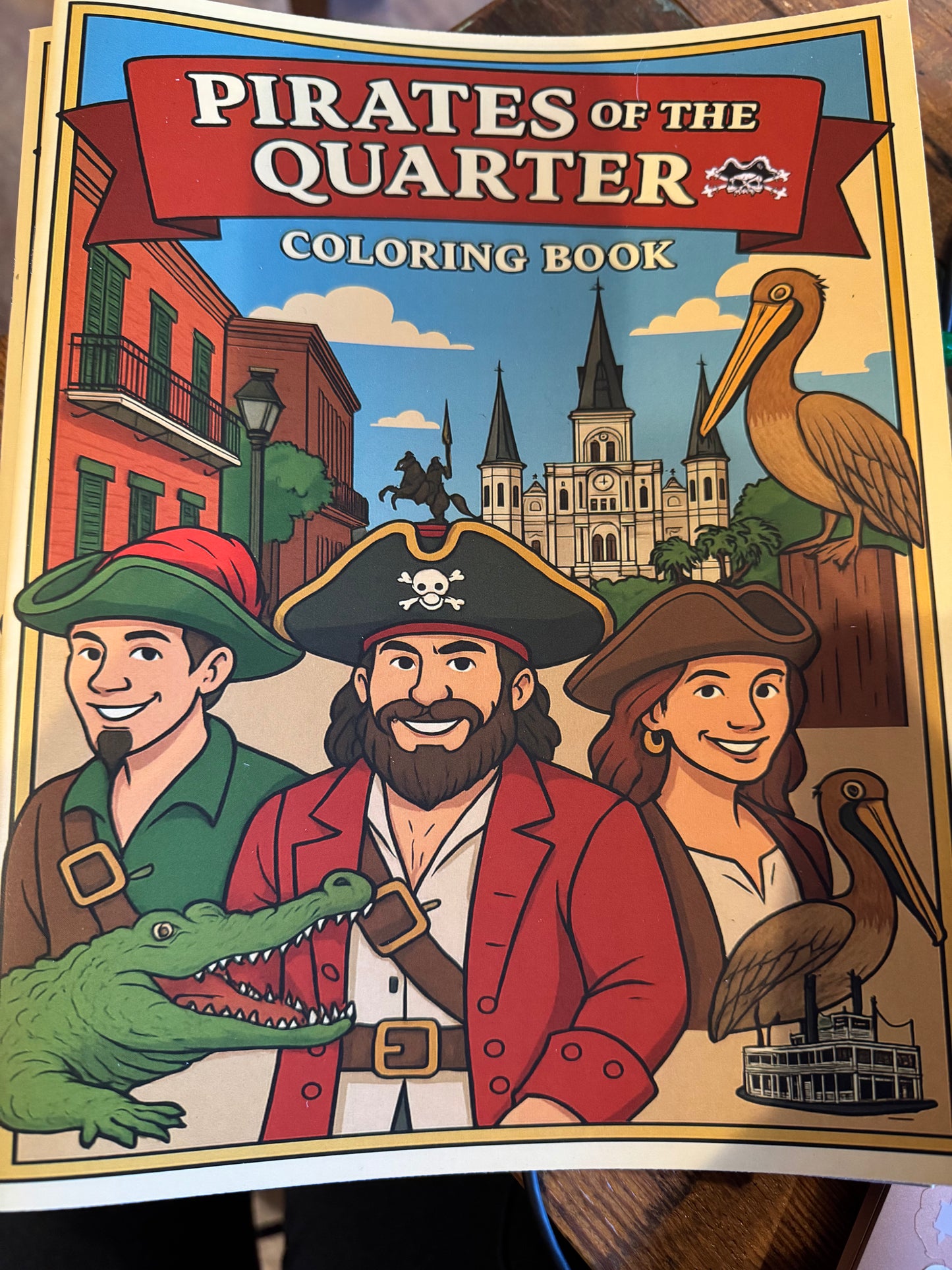Pirates of the Quarter Coloring Book
