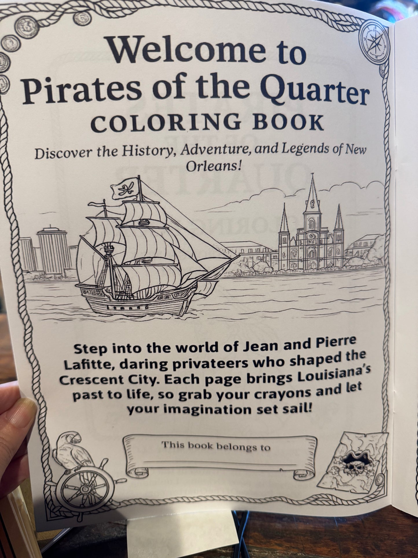 Pirates of the Quarter Coloring Book