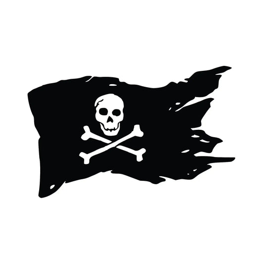 Jolly Roger Pirate Flag Sticker