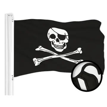 Flag Pirate Jolly Roger Bones