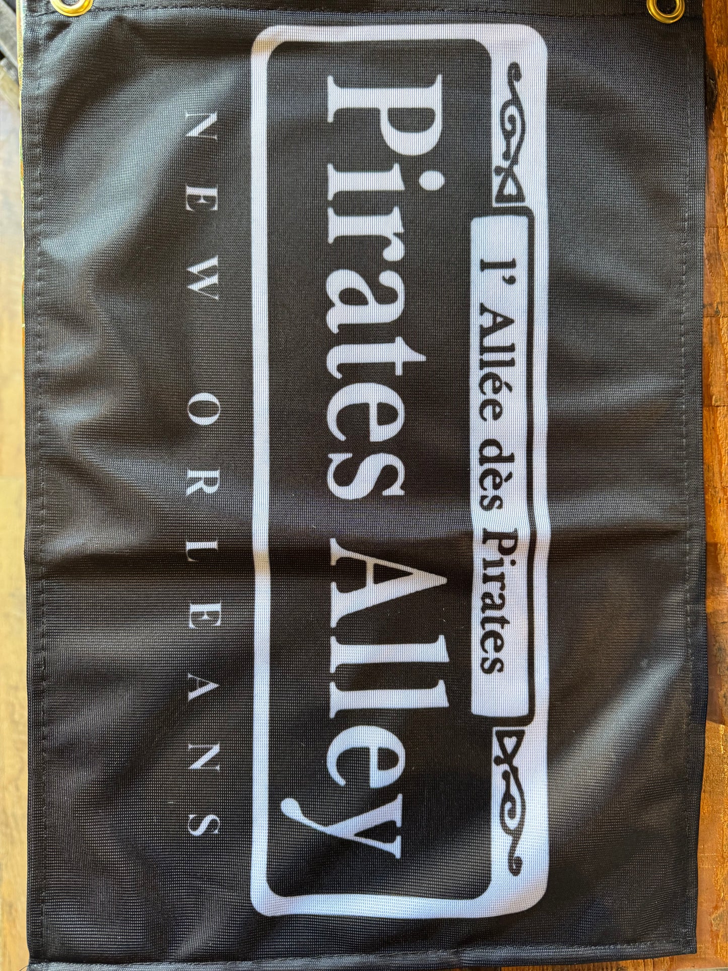 Pirates Alley Flag  18"Wx 12" H