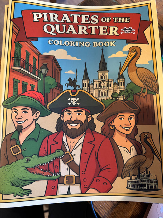 Pirates of the Quarter Coloring Book